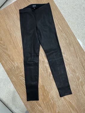 DTLA Black Leather pants